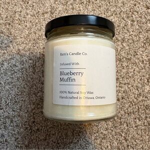 Blueberry Pie Soy Candle Hand Poured NEW Ottawa Canada